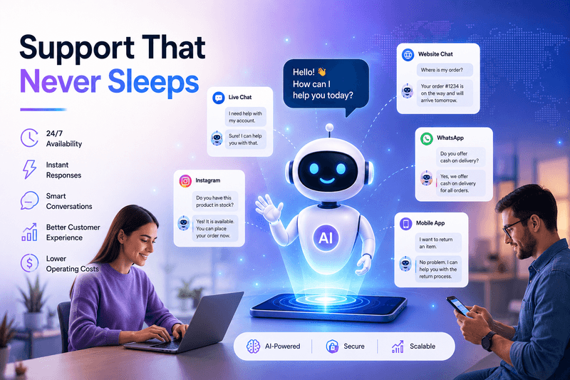 How AI Chatbot Development Is Transforming Customer Support in 2026 - chatbot development