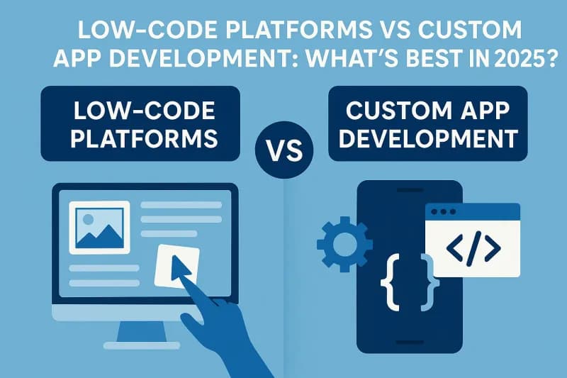 Low-Code Platforms vs Custom App Development: What’s Best in 2025? - custom app development