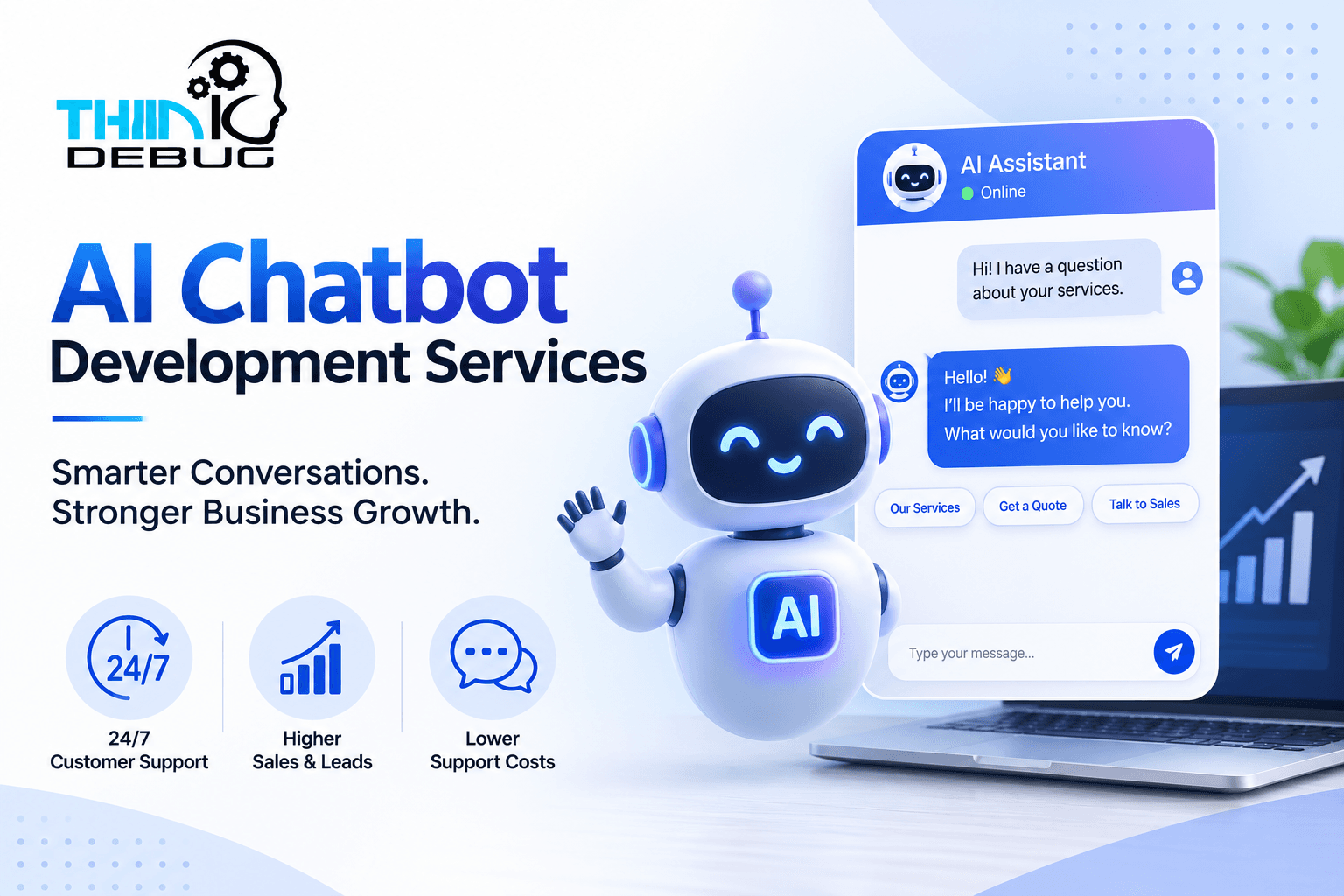 AI Chatbot Development Services Transform Customer Support and Sales with Intelligent Conversations