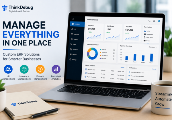 , Custom ERP Development Services for Businesses | ThinkDebug