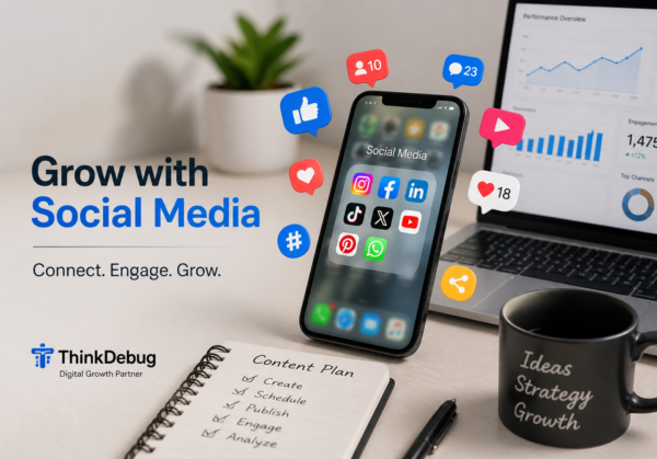 Social Media Management Services for Business Growth | ThinkDebug