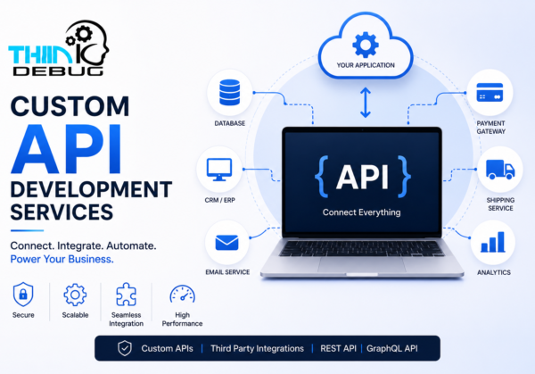 Custom API Development Services Connect Your Software, Automate Workflows, and Scale Faster Custom API Development Services Connect Your Software, Automate Workflows, and Scale Faster